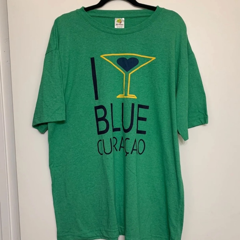 Blue Curacao Graphic T-Shirt